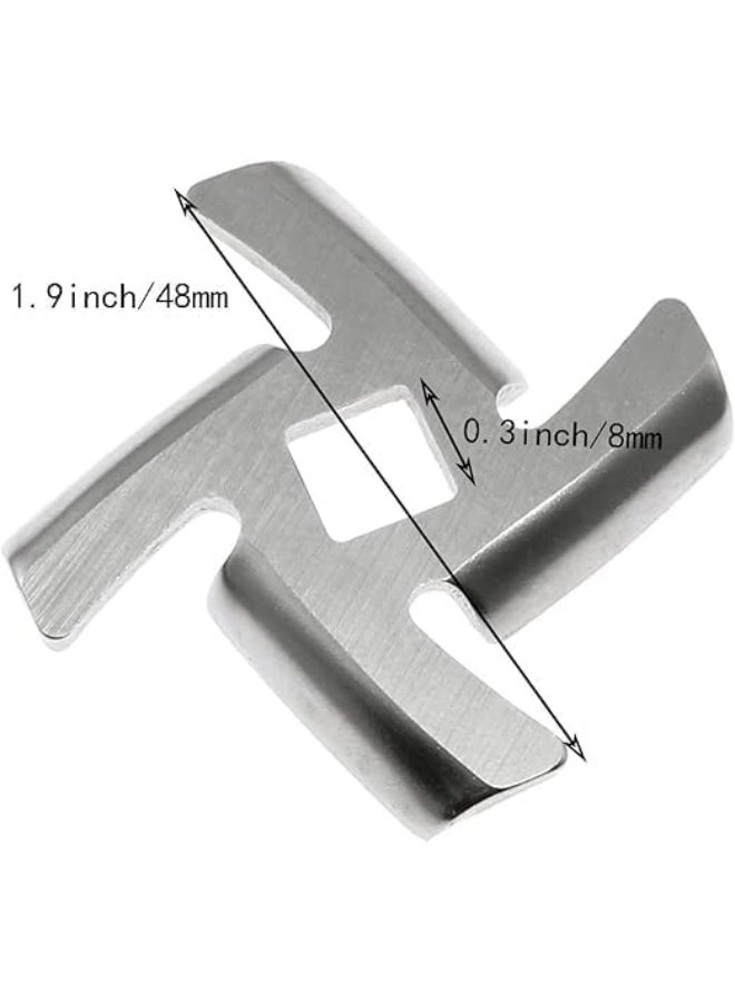Stainless steel meat grinder blade replacement, stainless steel knife for meat grinder blade, meat slicer blade - Image 3